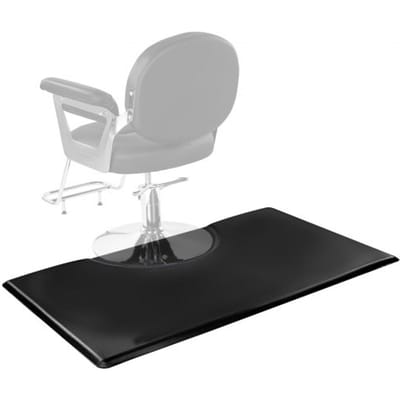 VEVOR Salonmat voor kappers, 1525x915 mm, antivermoeidheidsmat, kappersmat van 23 mm dik, verdikte PVC- en PU-vloermat met ronde uitsparing en afgeschuinde randen ter bescherming tegen struikelen.
