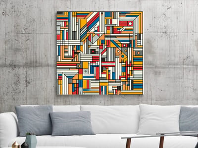 Kunstprint | Wanddecoratie | Dibond | 50 × 50 cm