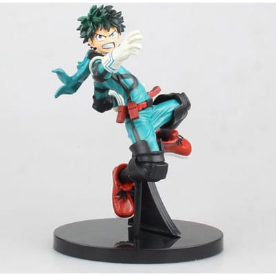 Nouvelles Figurine d'Action de Combat My Hero Academia Version 3 Shoto Todoroki Izuku Midoriya Katsuki Bakugo Statues Anime Jouets de Collection Haute Qualité blue