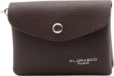 Flora & Co - Dames Portemonnee - Portefeuille - Beurs - Wallet - met rits - bruin