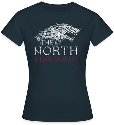 Game Of Thrones The North Remembers Schrikwolf T-Shirt Dames