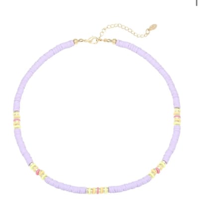 Ketting | Gekleurd | Paars