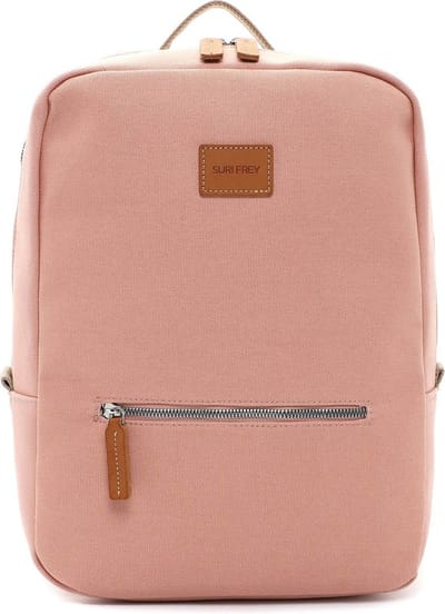 SURI FREY Laptop rugzak Rugzak met laptopvak Milly Backpack Rose Roze