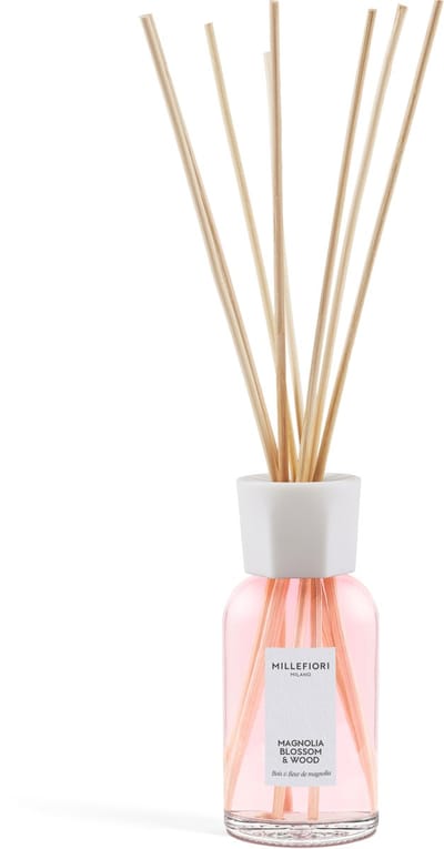 Millefiori Milano - Geurstokjes 250 ml - Magnolia Blossom & Wood - 4 tot 5 maanden
