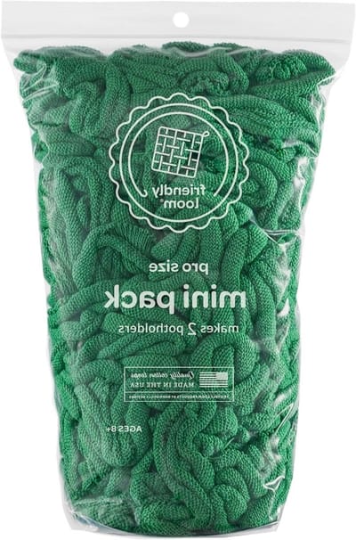 Katoenen Loops - Pannenlussen Weeflussen - Pannenlappen Maken - 100% Katoen - PRO Maat - Groen