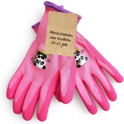 Waterdichte Tuinhandschoenen Voor Kinderen: Roze Bescherming Van 4 tot 10 Jaar