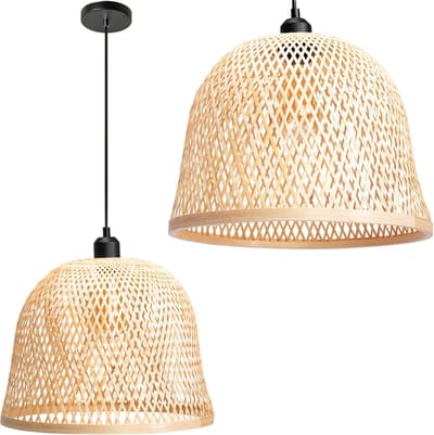 Toolight App1336-1Cp Hanglamp Beige 26,5X35X26,5Cm