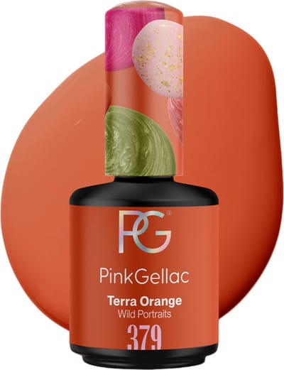 Pink Gellac Gellak - 379 Terra Orange 15ml - Oranje Gel Nagellak - Gellac - Gel Nagels Producten