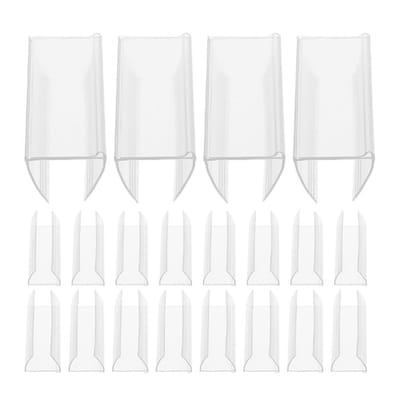 Dailygoods- Prijsbordhouder Antislip - Beweegbare Etikettenhouder - Bordhouder - Clip - 20 Stuks - Robuuste Prestaties