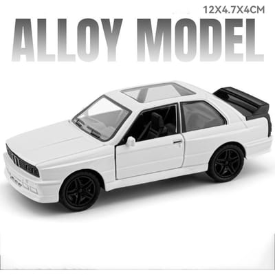 1:36 M3 Modèle de Voiture de Sport Jouet Corps en Alliage Pneus en Caoutchouc Mini Voitures Portes Ouvertes Véhicules à Tirer Modèles Jouets Interactifs