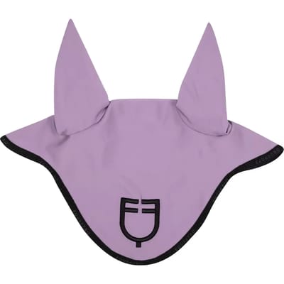 Korte muts van technische stof met logo Equestro