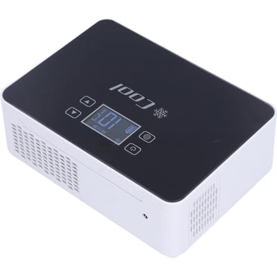 Insuline Koeltas Miniatuur Medicijn Koelkast 0‑18 Graden Celsius Draagbare Diabetische Koelbox met LED Display white