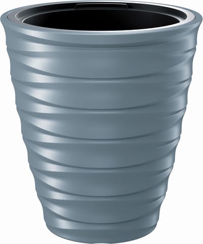 Prosperplast - Freze Bloempot met inzet -  UV-bestendig Vorstbestendig Rond Plastic Ø299mm (Lichtgrijs)