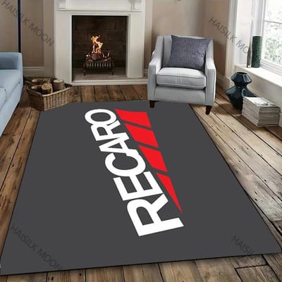 R-Recaro Logo Bedrukt Tapijt Woonkamer Slaapkamer Kantoor Groot Kleed Salontafel Balkonmat Verjaardag Thanksgiving Kerstcadeau 120*160cm