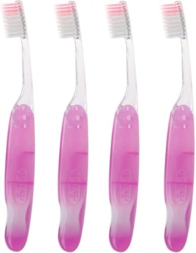 4 Stuks Opvouwbare Tandenborstels – Roze – Reisset – Compact – Tandverzorging – Hygiëne – Reisvriendelijk – Vakantie – Kamperen – Praktisch