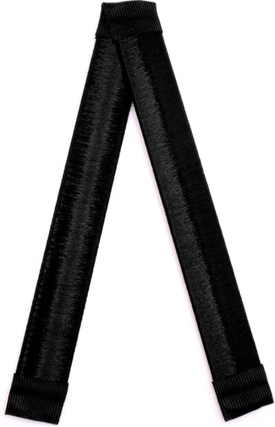 Knotrolband zwart