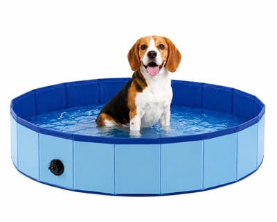 Hondenzwembad Opvouwbaar – Antislip Hondenbad – Verkoelend Zwembad voor Honden – Compact Opvouwbaar – 80 cm