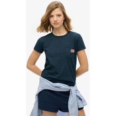 Dames-T-shirt met zak Superdry Athletic Essential