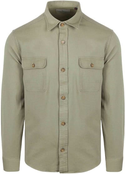 Suitable Cia Overshirt Groen - Maat XXL - Heren