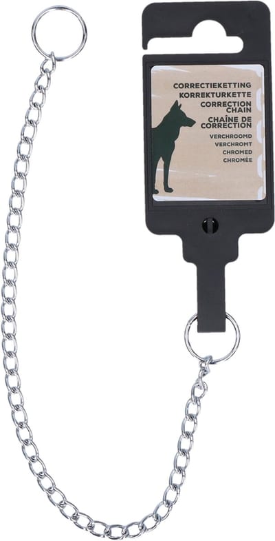 Slipketting 3XS - Trekgedrag bij Honden - Gedragstraining - Anti trek hond - Verchroomde Sliphalsband - 1.6 mm x 30 cm