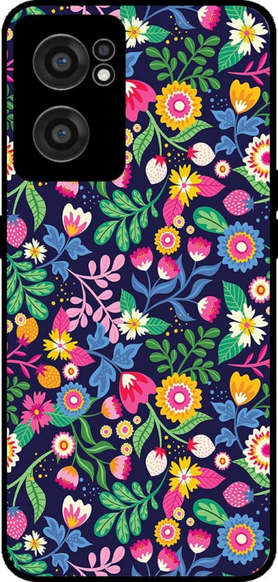 Smartphonica Telefoonhoesje Geschikt voor OnePlus Nord CE 2 5G met bloemen opdruk - TPU backcover case flower design geschikt voor OnePlus Nord CE 2 5G
