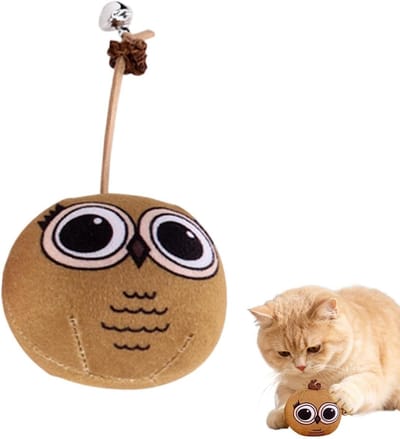 Kattenspeelgoed ballen - Kitten Sound Catnip Speelbal met Bell | Kattenverrijking Speelgoed - voor Indoor Home Dagelijks Achtertuin Appartement Multi-Pet Huishouden