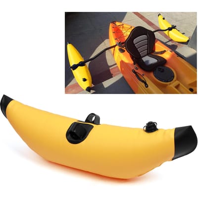 Kayak Stabilisator Kit Kayak Stabilisatoren voor Visboot Kano's Kajaks geel