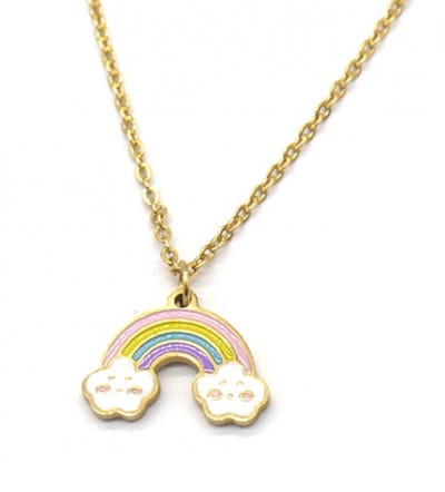 Regenboog ketting - Verkleurd niet - Multicolor - Loki