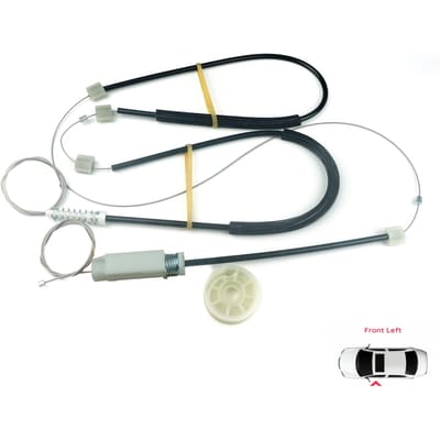 BWR993 Elektrische Raammechanisme Reparatiekit Links voor TT MK2 8J3 8J9 2006-2014 2-Deurs Coupé Roadster Cabrio 8J0837461