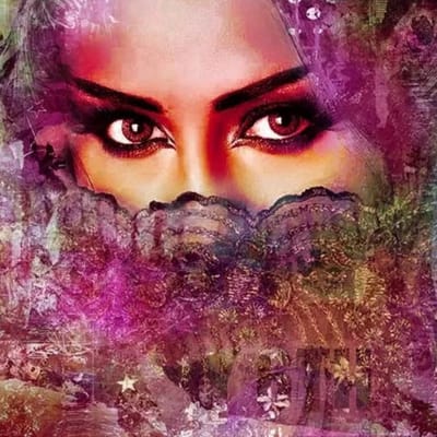 Safaary - Arabische schilderij Beautiful Lina Roze