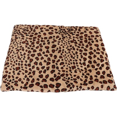 Verwarmingskussen Wasbaar Opvouwbaar 3 Temperatuur Instelbaar USB Opladen Huisdier Verwarmd Kussen voor Kat Hond Luipaardprint