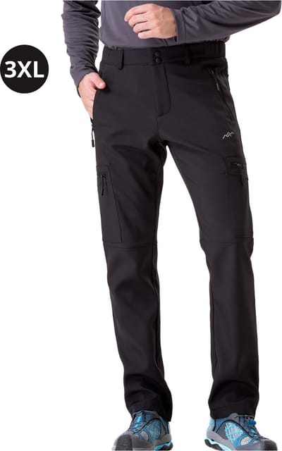 Nivard Skibroek - Skipak - Snowboard Broek - Winterbroek - Sneeuwbroek - Heren - Wintersport - Outdoor - Zwart - Maat XXXL