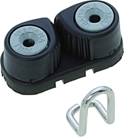 Seilflechter - Carbon Schootklem met RVS geleider - 3-8mm - Zwart - Maat: Default
