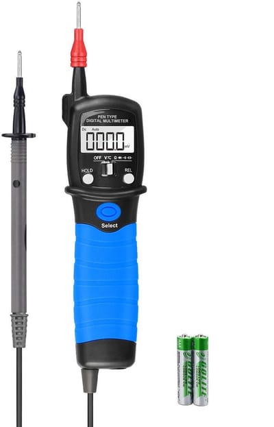 Digitale Pen Multimeter - Spanningsmeter AC/DC, Stroom, Weerstand & Continuïteit - 6000 Tellingen LCD met Achtergrondverlichting