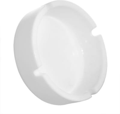 Benson Witte Porselein Asbak - Doorsnede 10 cm