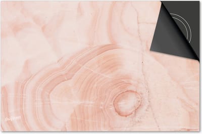 Inductie beschermer 60x60 - afdekplaat inductie mat - Dietrix Kookplaat beschermer - Exclusief - Marmer - Roze