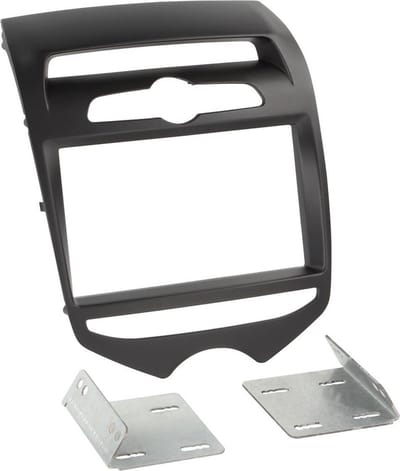 2-DIN Paneel geschikt voor Hyundai ix20 (JC) 2010-2019 Kleur: Mat Zwart