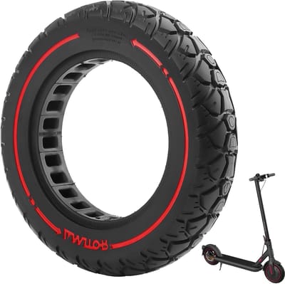 10 x 2.125 Duurzame Rubber Banden 250 x 54 cm Vervangingsbanden voor Elektrische Scooters - Antislip, Lekvrij, Geschikt voor Diverse Modellen