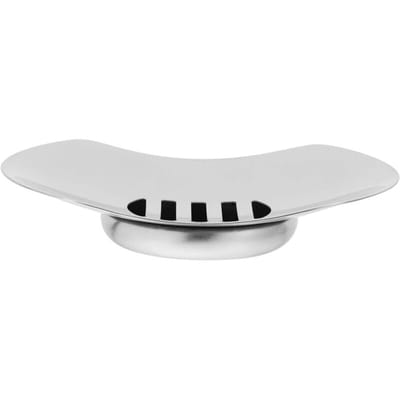 Zilverkleurige dubbele deurhanger Geschikt voor wandmontage, 12 cm