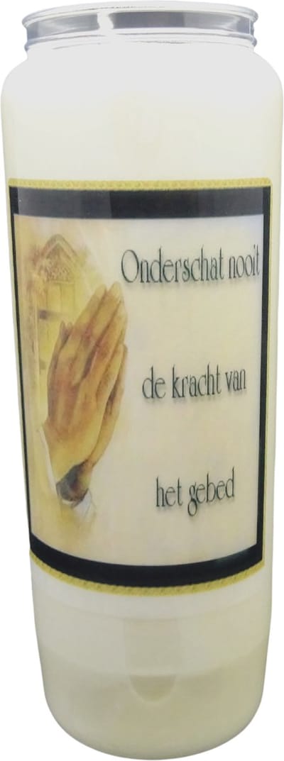 Noveenkaars Spreuk 001 - 9 dagen brander (5 stuks)