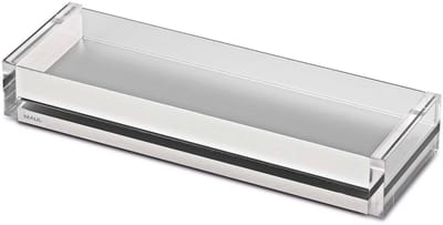 MAULacro Pennenbakje - acryl - aluminium - 1 stuk - 7 x 20.8 x 3.5 cm - MAUL