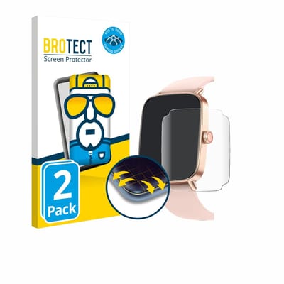 BROTECT - Screenprotector voor Fitpolo IDW28 1.85" - Folie Beschermfolie transparant volledig dekking - 2 Stuks