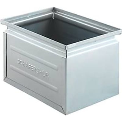 Schäfer Shop Select stapelbak, 3,5 l, 8 kg, L 210 x B 147 x H 130 mm, staal, elektrolytisch verzinkt