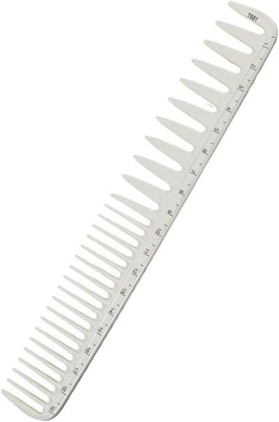 Haar Kam - Styling Tool - Dagelijkse Styling - Met Meting Schaal - 19.5 cm - Groen
