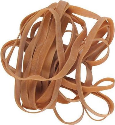elastieken Alco 130x4mm 500 gram in doos natuur