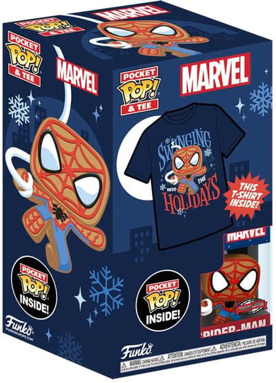 Funko Marvel Spidey speelgoed set met T-shirt en mini figuur - Large.