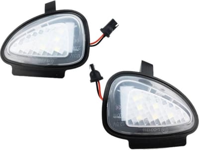 XEOD LED spiegel verlichting - 6000K - Instapverlichting - Plug en play - Geschikt voor: Volkswagen Golf 6 - Tiguan - Touran - Jetta - Sharan - Canbus - 2 stuks 6000K