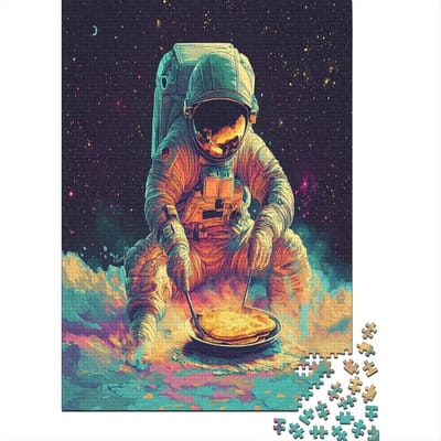 Ruimte Puzzel - 1000 Stukjes - Ontspannend Tijdverdrijf - Hoge Resolutie Print - 75 x 50 cm - Gekleurd