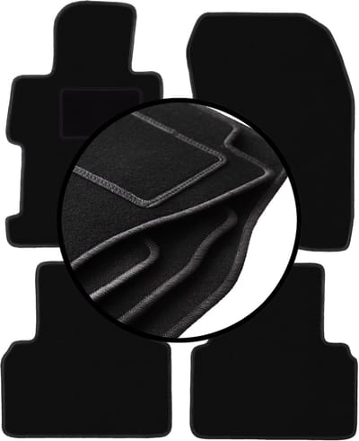 Complete set veloursmatten voor: Honda Civic VIII 4D sedan (2006-2011)