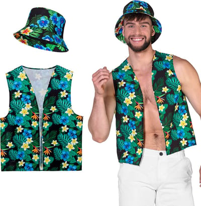 Boland - Set Toerist - Volwassenen - Unisex - - Hawaii - Carnaval - Themafeest - Funny